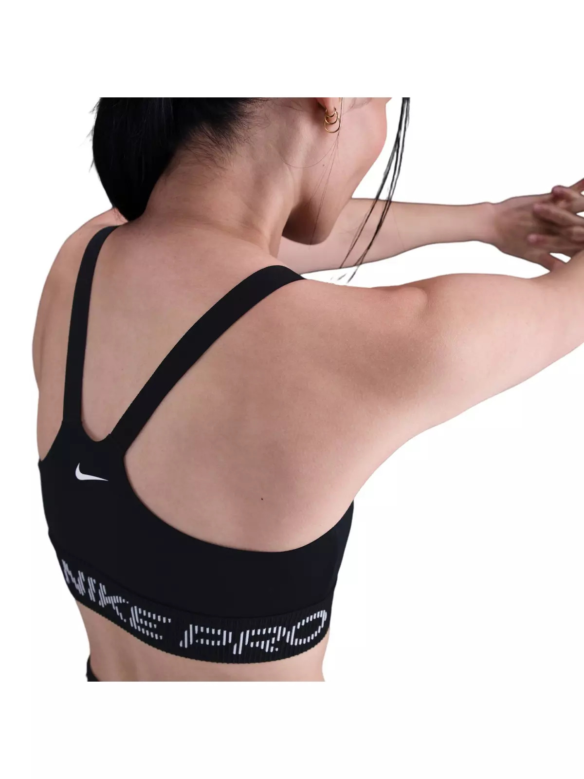 Women's Pro Light-Support Non-Padded Sports Bra -Black - 2