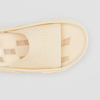 Burberry Logo and Panel Detail Slides outlook