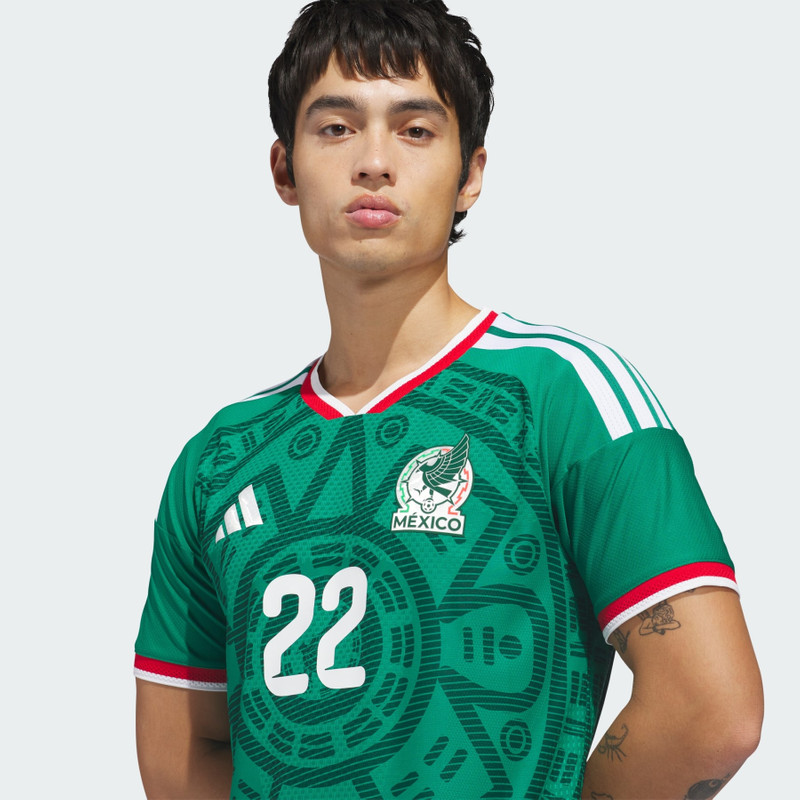 Mexico 26 Home Lozano Authentic Jersey 5