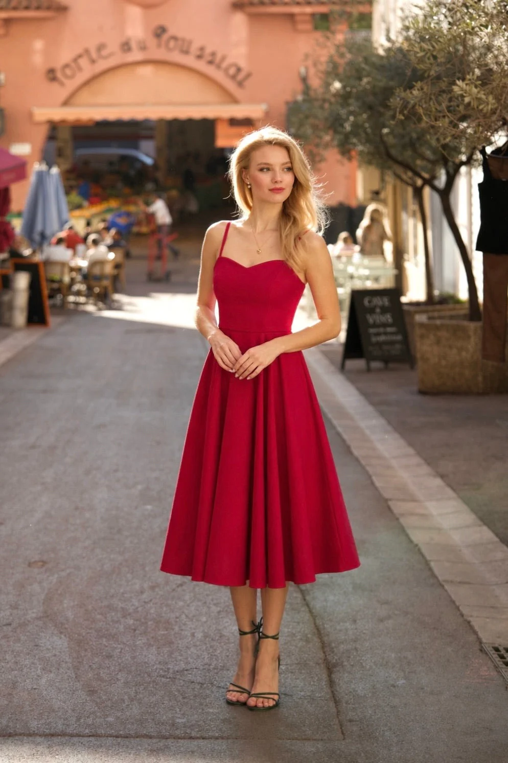 Bardot Linen Dress - 1
