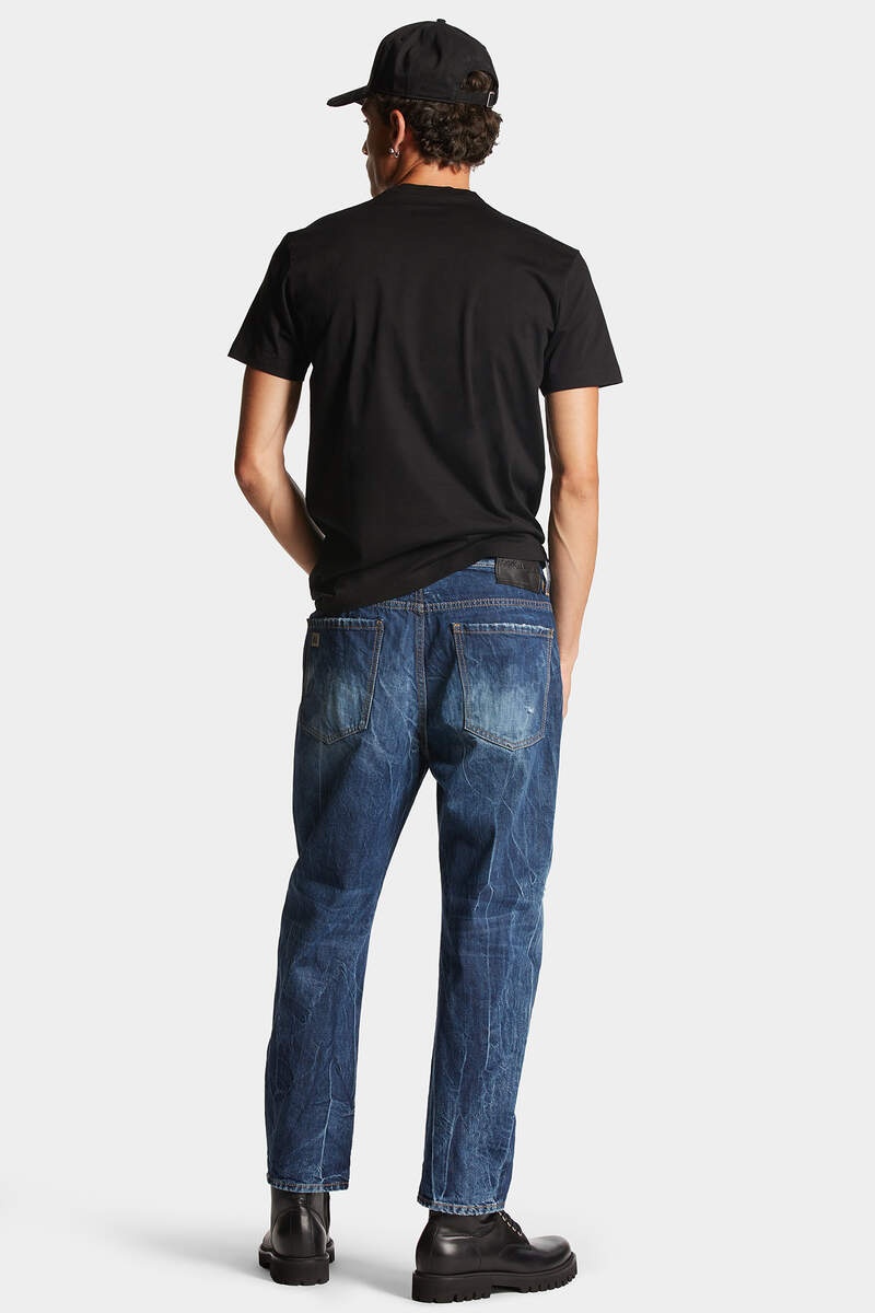 ICON DARK WASH STAMPS BRO JEANS - 4