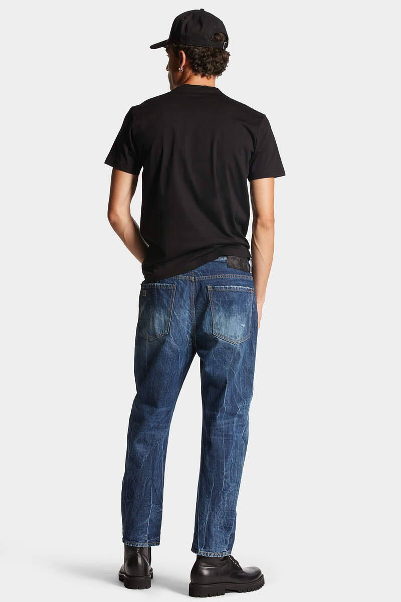 ICON DARK WASH 스탬프 BRO JEANS 4