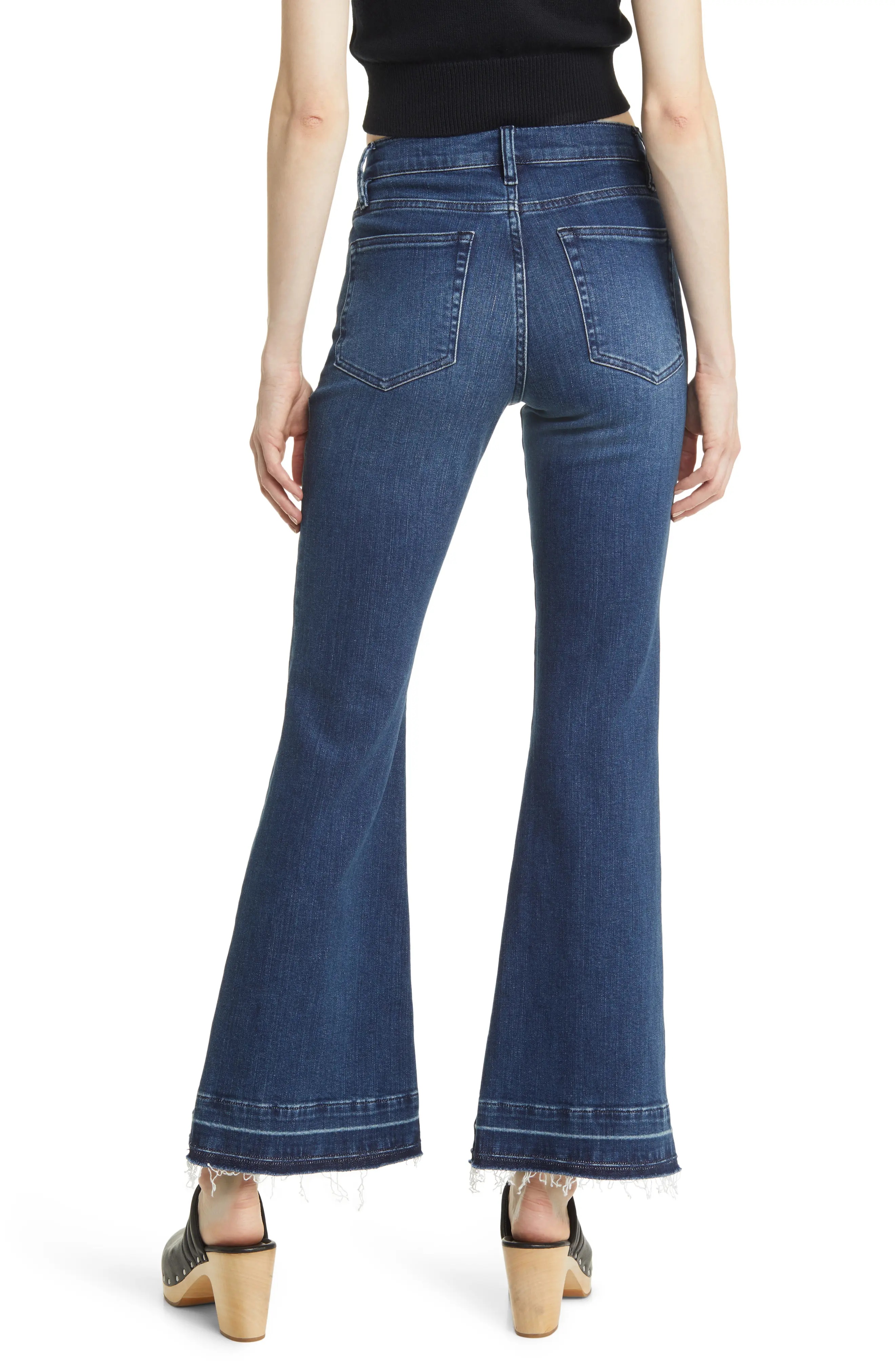 Le Easy Flare Release Hem Jeans - 2