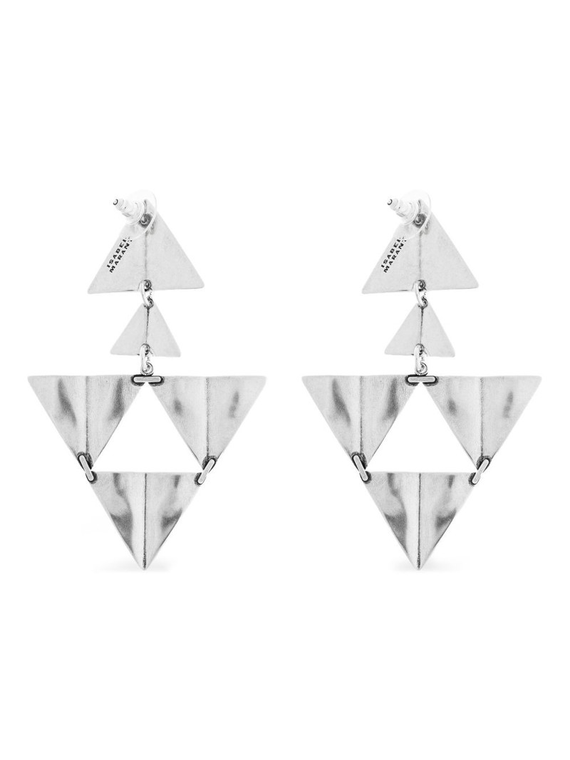 Isabel Marant triangle-geometric earrings outlook
