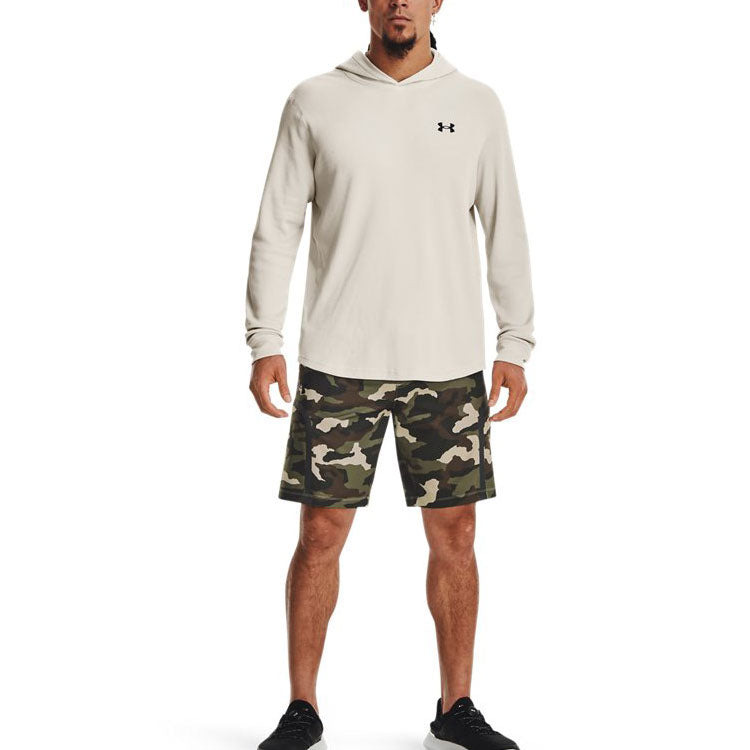 Under Armour Waffle Athletic Hoodie 'Cream White' 1302362-110 - 3