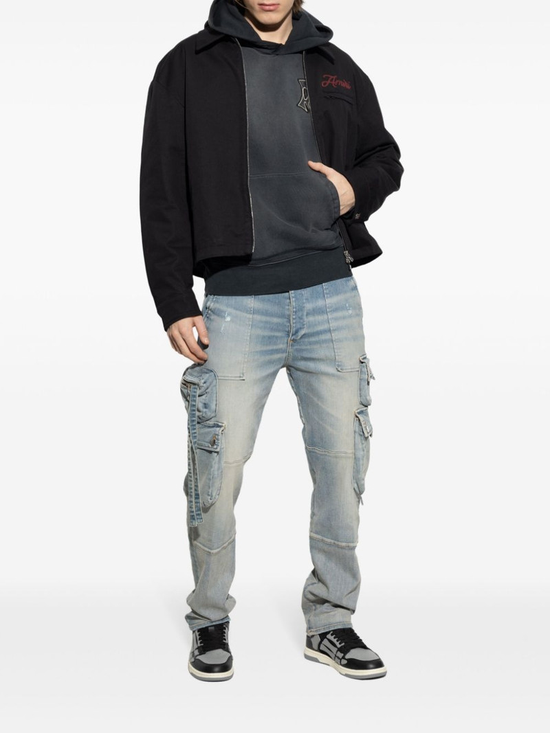 AMIRI logo-embroidered hoodie outlook