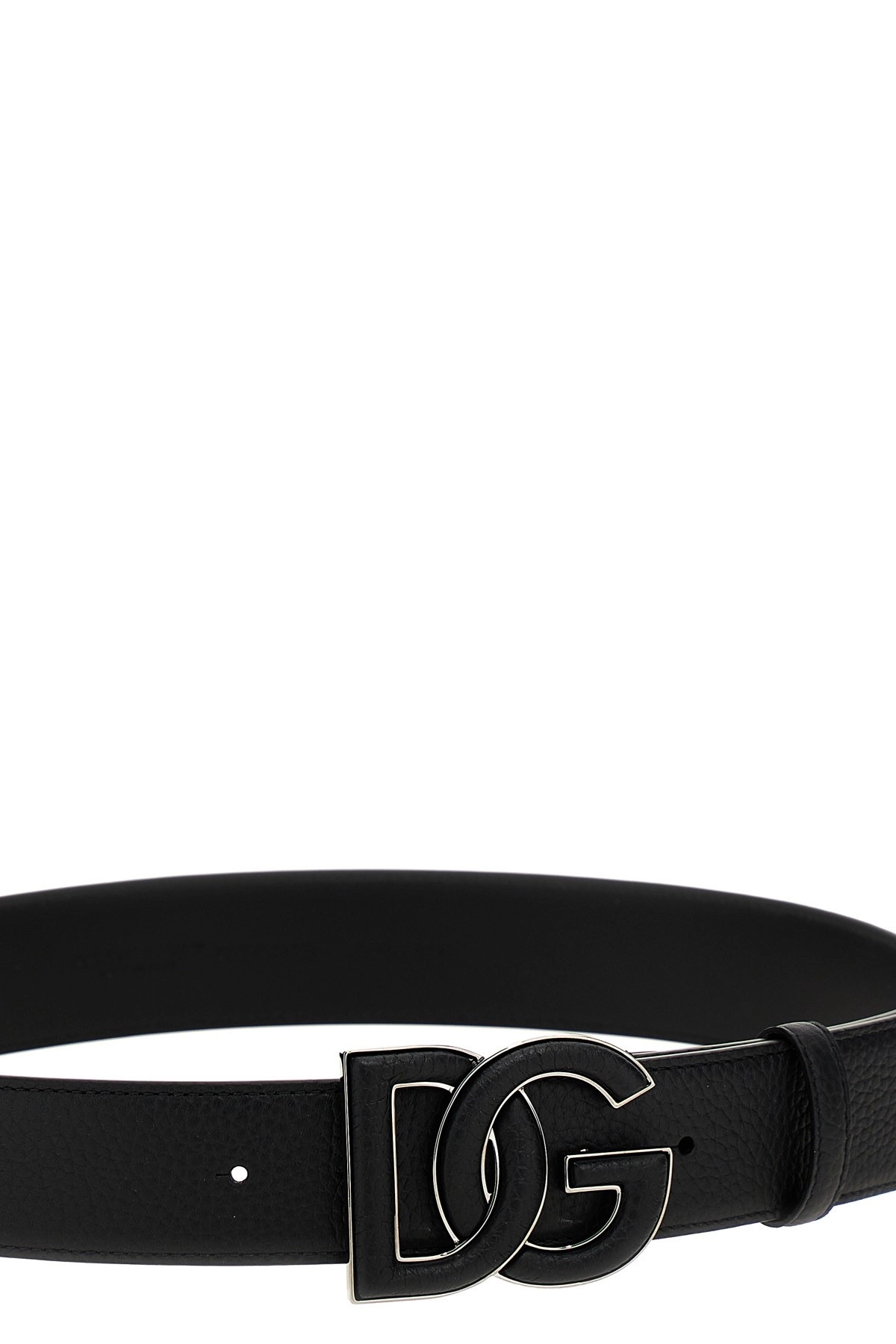 Logo leather belt - 3