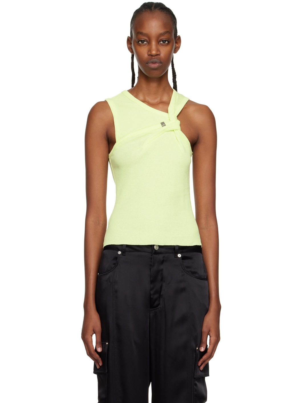 Yellow Twist Tank Top - 1