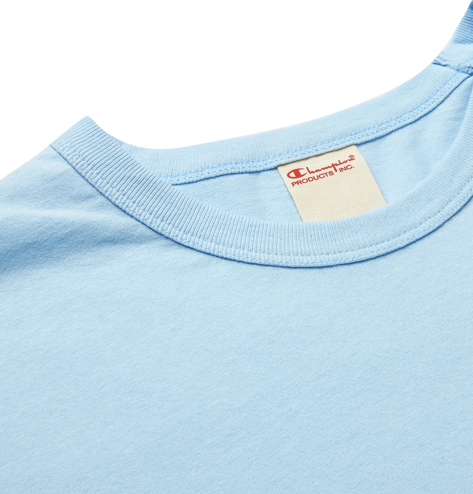 Logo-Embroidered Mélange Cotton-Blend Jersey T-Shirt - 40