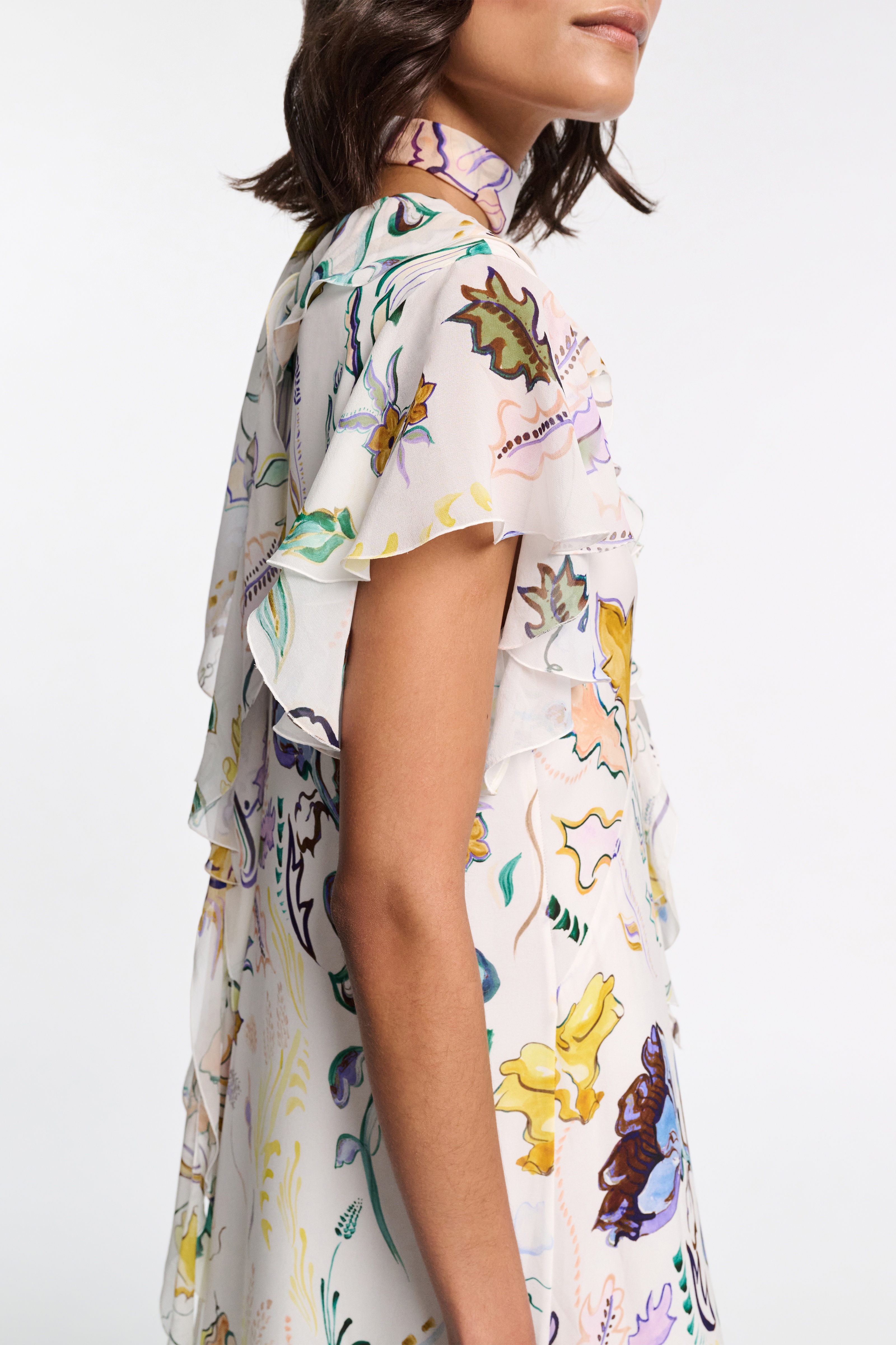 FLORAL TWIST dress - 5