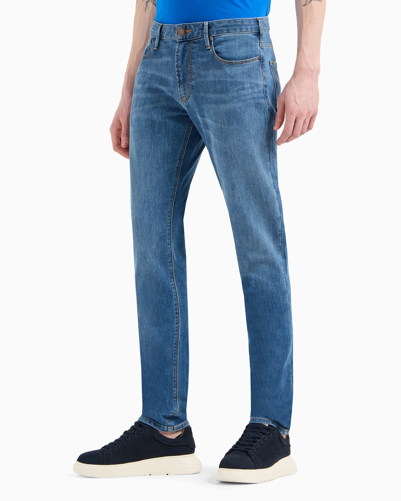 J06 Slim-fit, washed, 11.5 oz comfort-denim jeans - 4