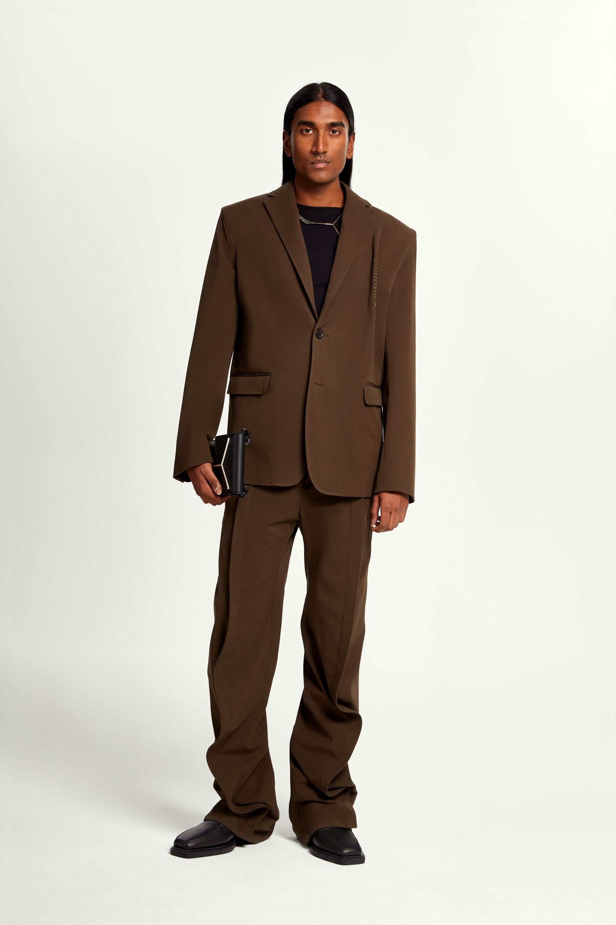 Pinched Logo Blazer - 2