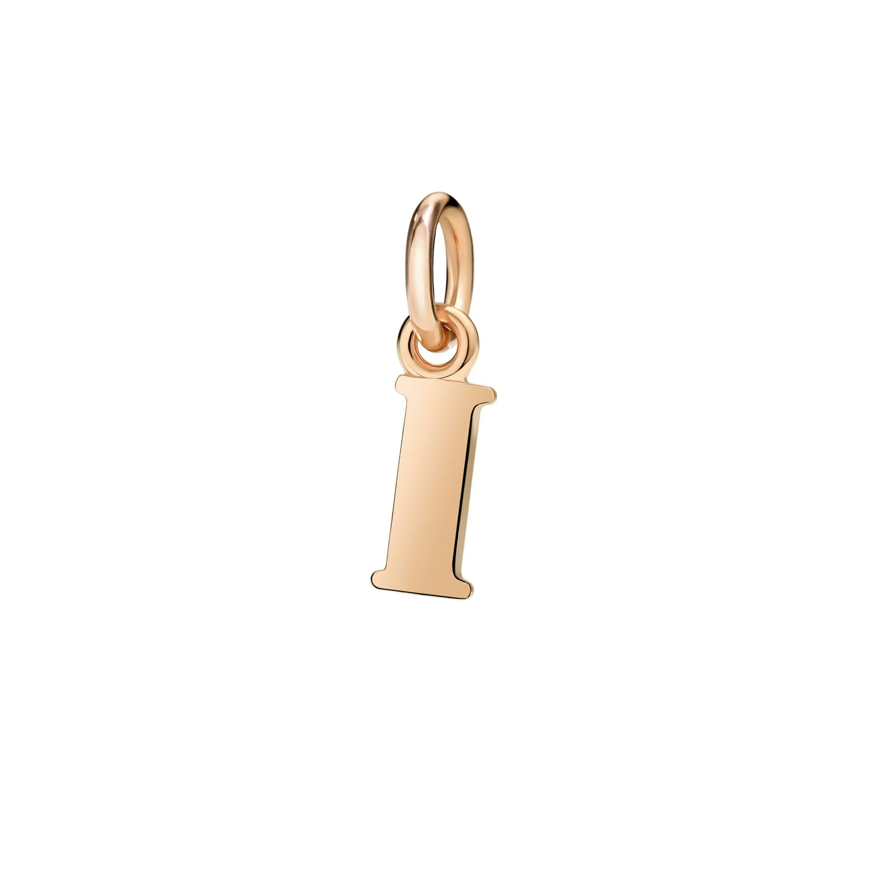 ROSE GOLD LETTER I CHARM - 1