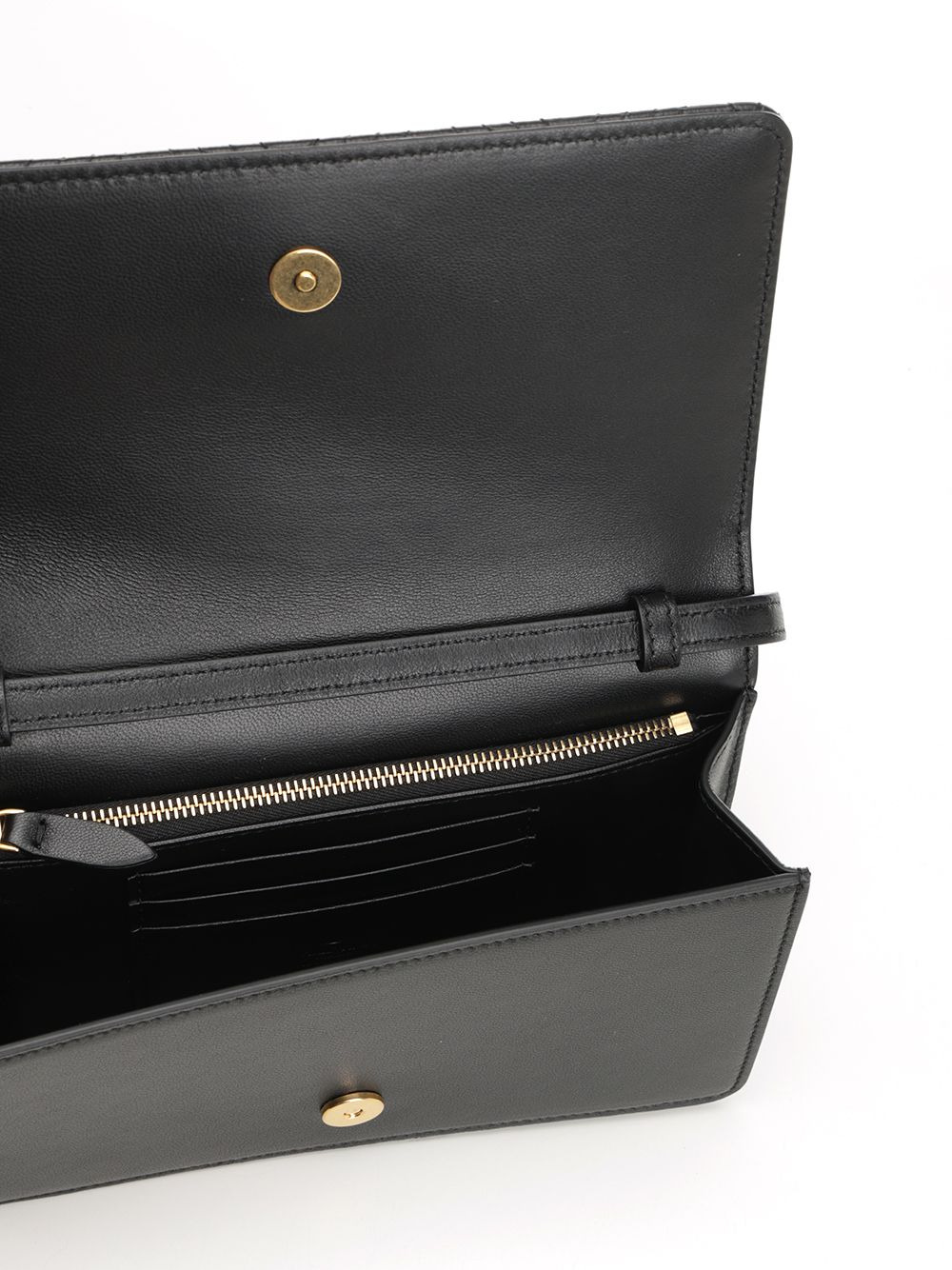 Mini Bag | Quiltie 67 | Nappa Deluxe/A.Brass Logo Small Leather Goods Black - 4