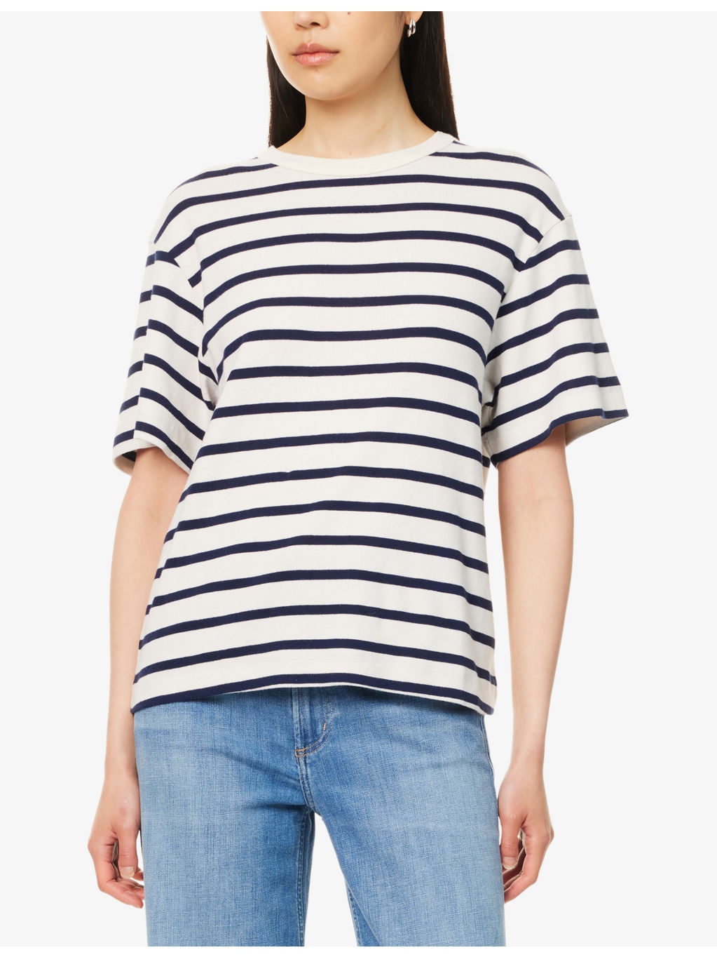 Goldie Stripe-Print Cotton-Blend T-Shirt - 3