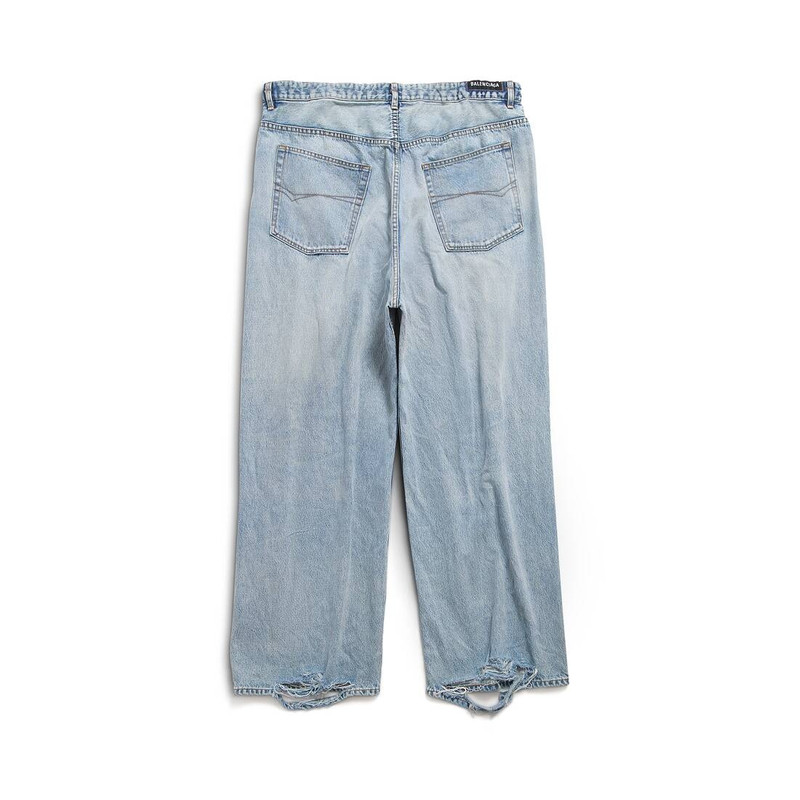 Oversized Baggy Pants in Blue 6