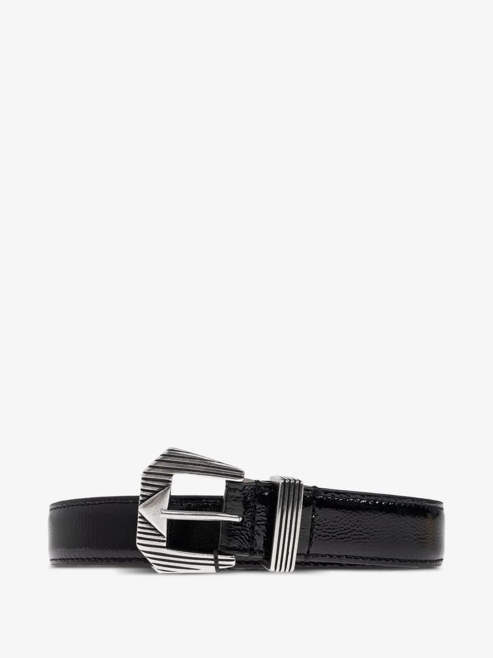 patent-leather belt - 1