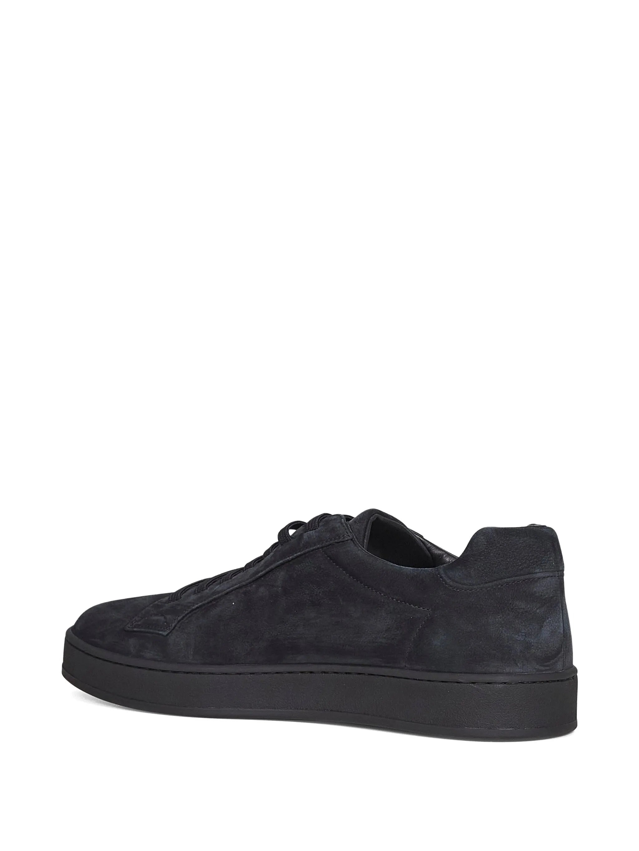 LUDLOW ELASTICATED-LACE ROUND-TOE SNEAKERS - 3