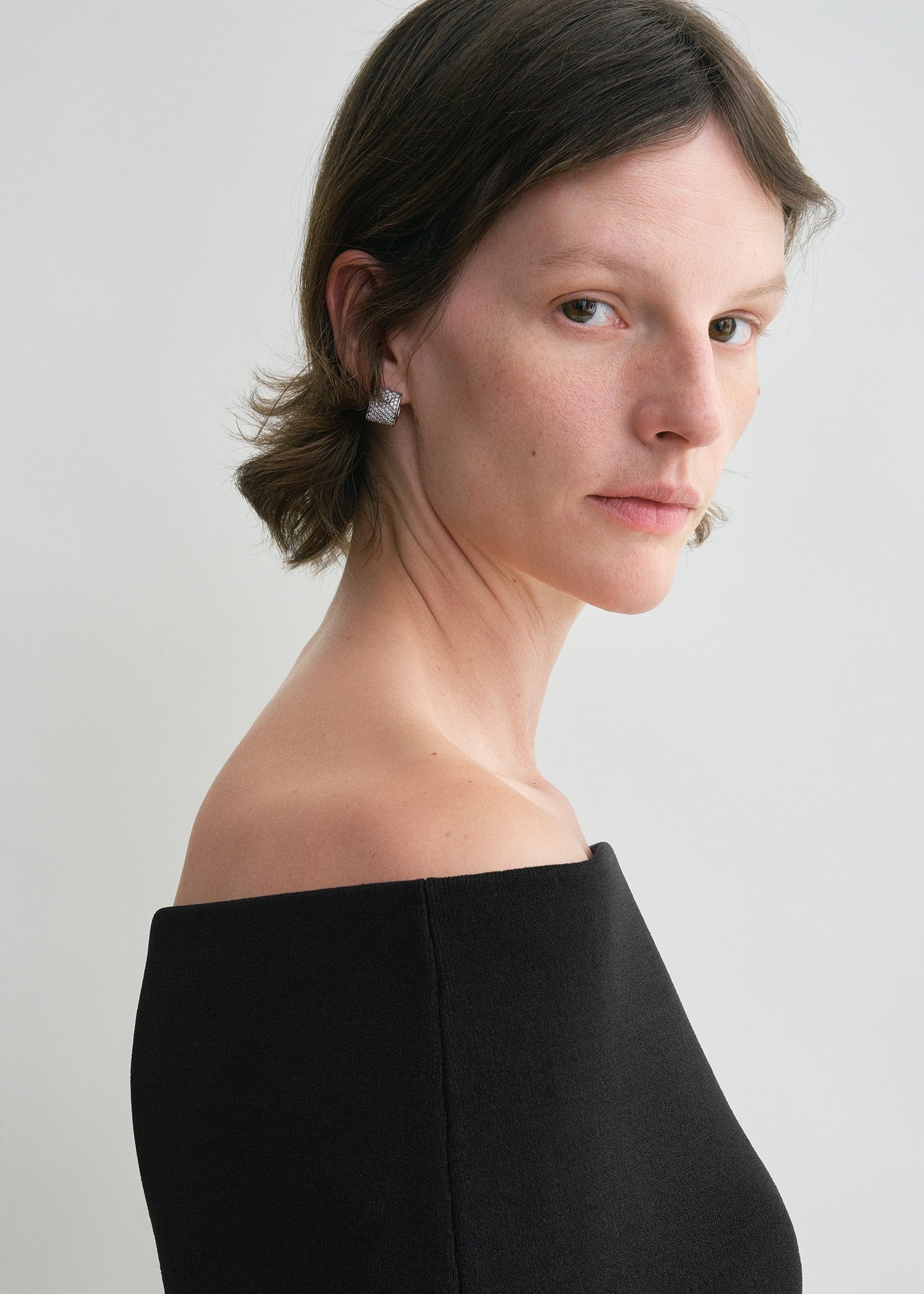 Double-knit top black - 6