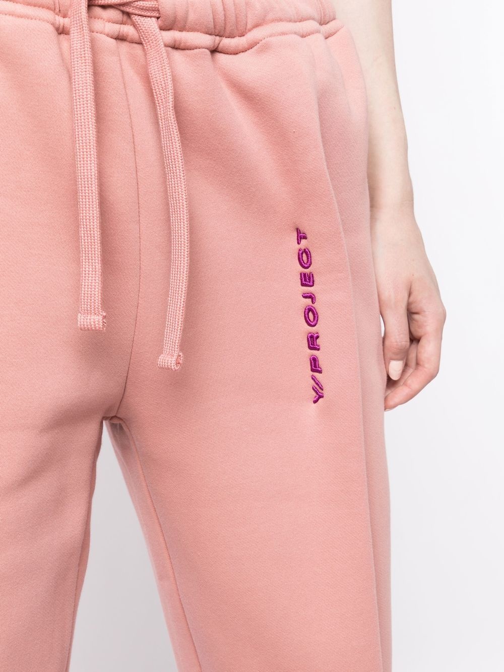 logo-embroidered oversize track pants - 5