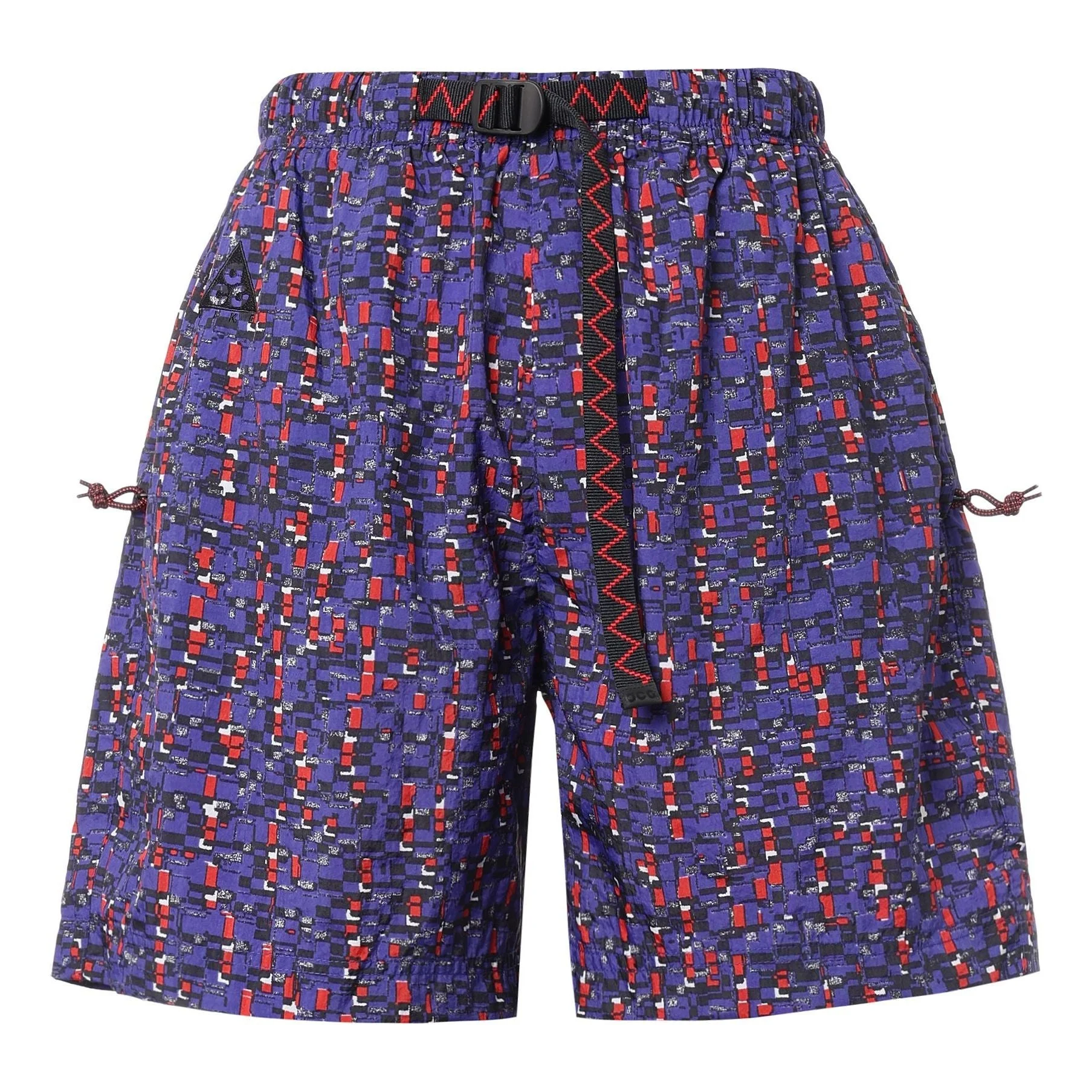 Nike ACG Retro Woven Printing Shorts Blue Red Bluered CT6333-010 - 1
