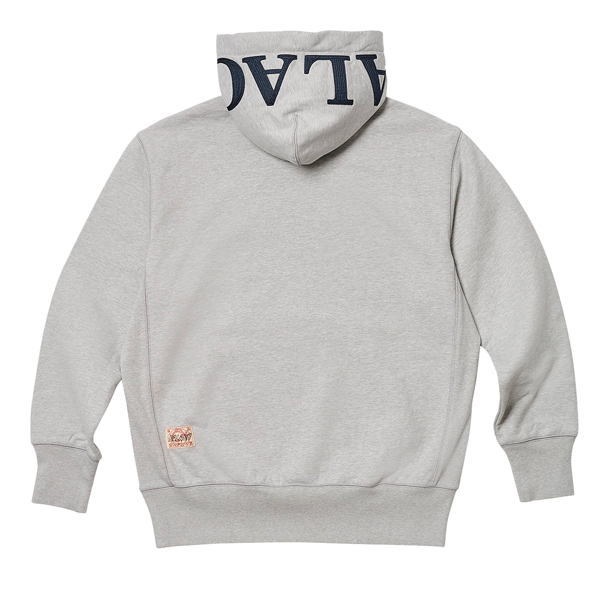 Palace x Evisu Seagull Hood 'Grey Marl' - 2