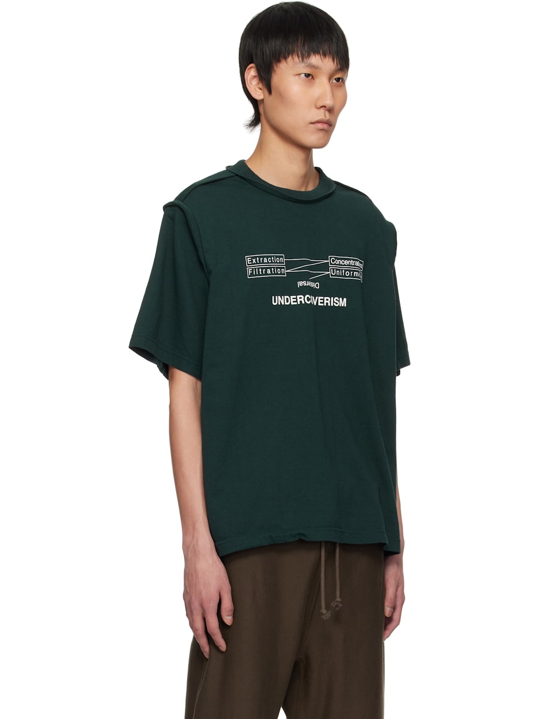 Green UP1E4808 T-shirt - 2
