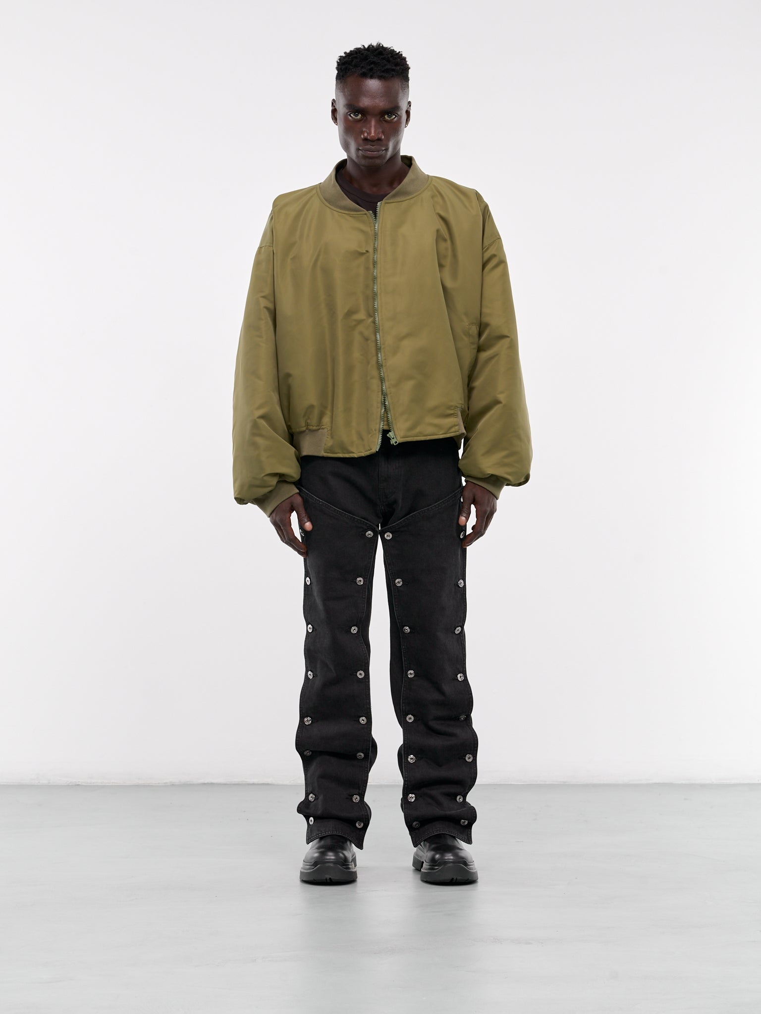 【WV PROJECT】24SS★ Traction Snap Denim Pants Shop Y/project for Men FW24 | H.LORENZO - Los Angeles