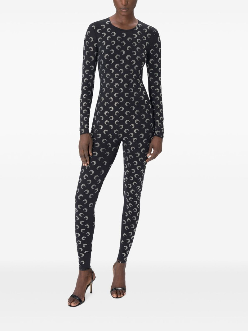 moon-pattern jersey jumpsuit 1