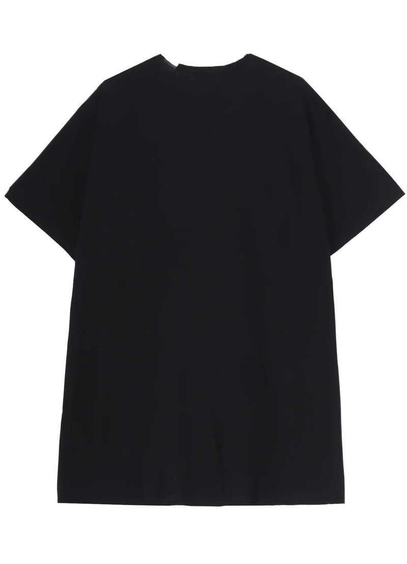 Yohji Yamamoto Slit Round Neck Short Sleeve Tee outlook