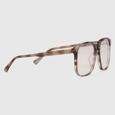 GUCCI Rectangular-frame sunglasses outlook