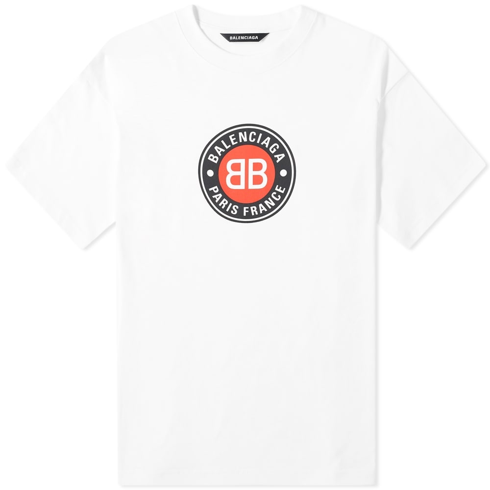 Balenciaga Badge Logo Tee - 1