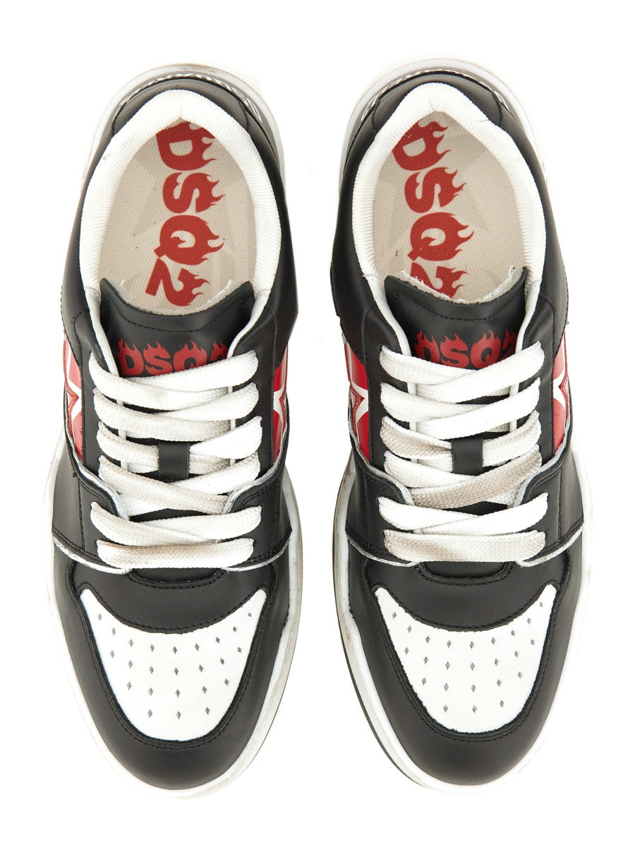 Dsquared Men Leather Sneaker - 6