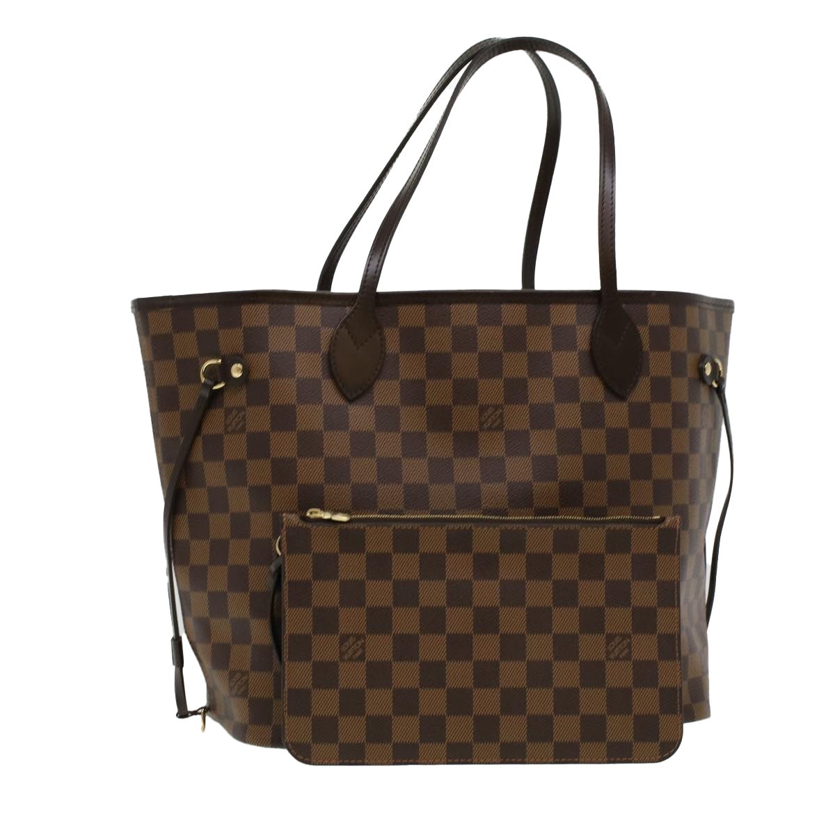 LOUIS VUITTON Damier Ebene Neverfull MM Tote Bag N51105 - 1