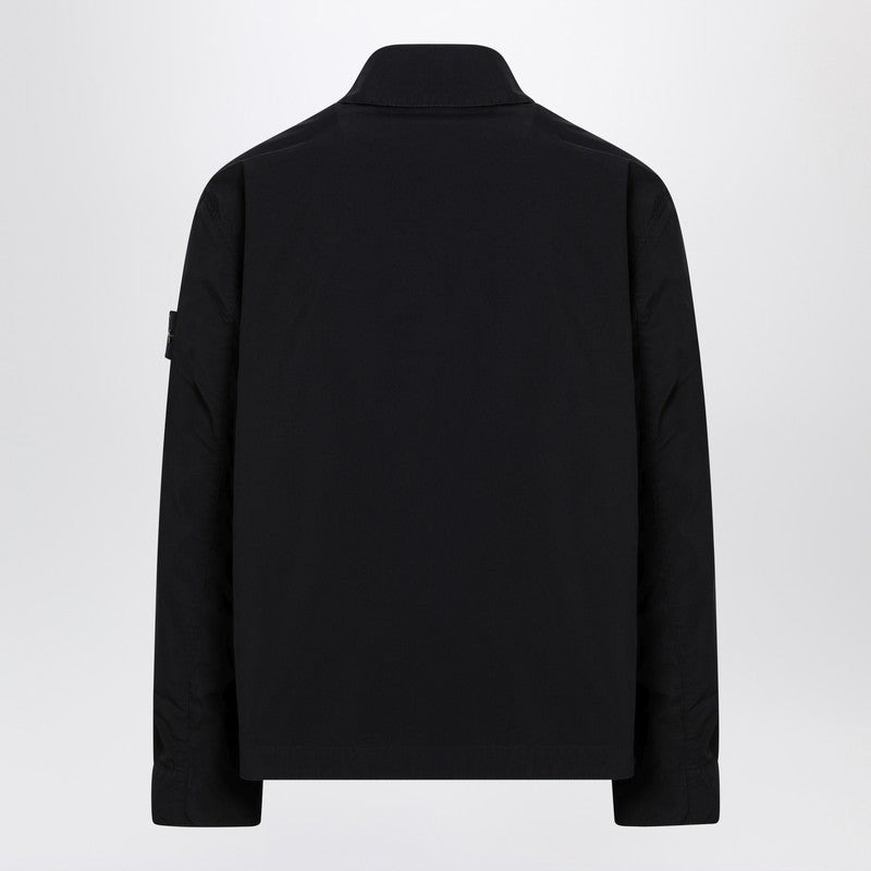 Stone Island Navy Blue Overshirt Jacket Men - 2