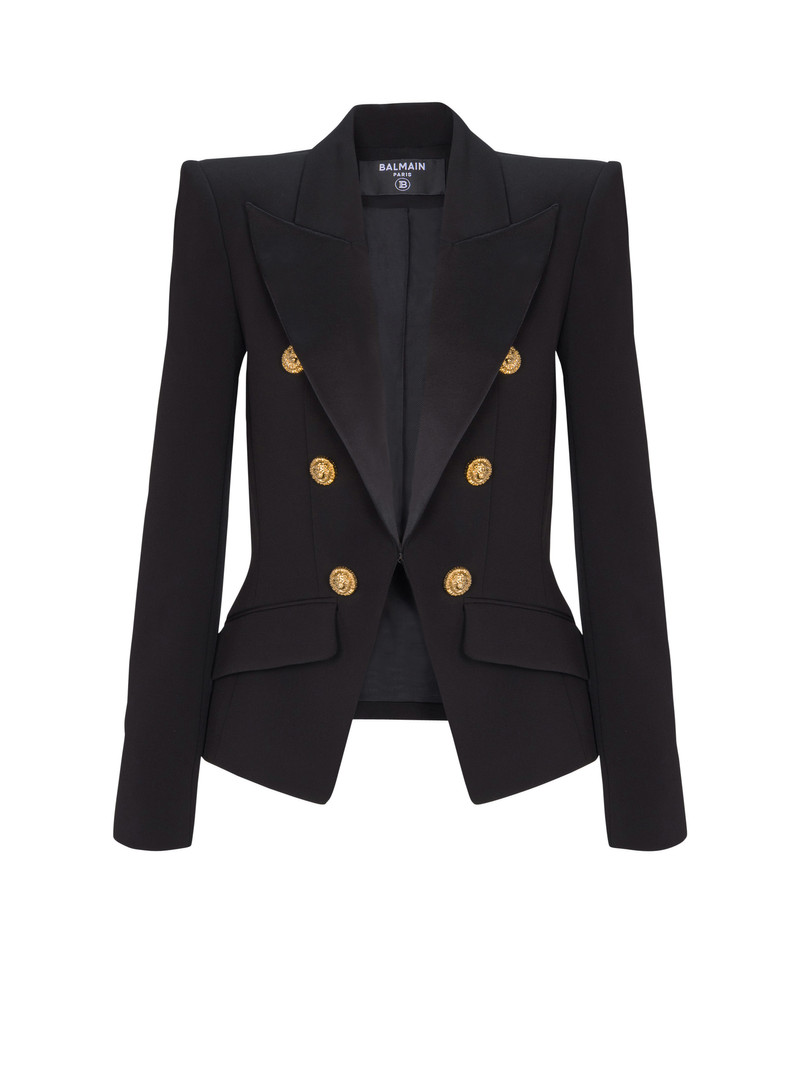 6-button jacket in jacquard 1