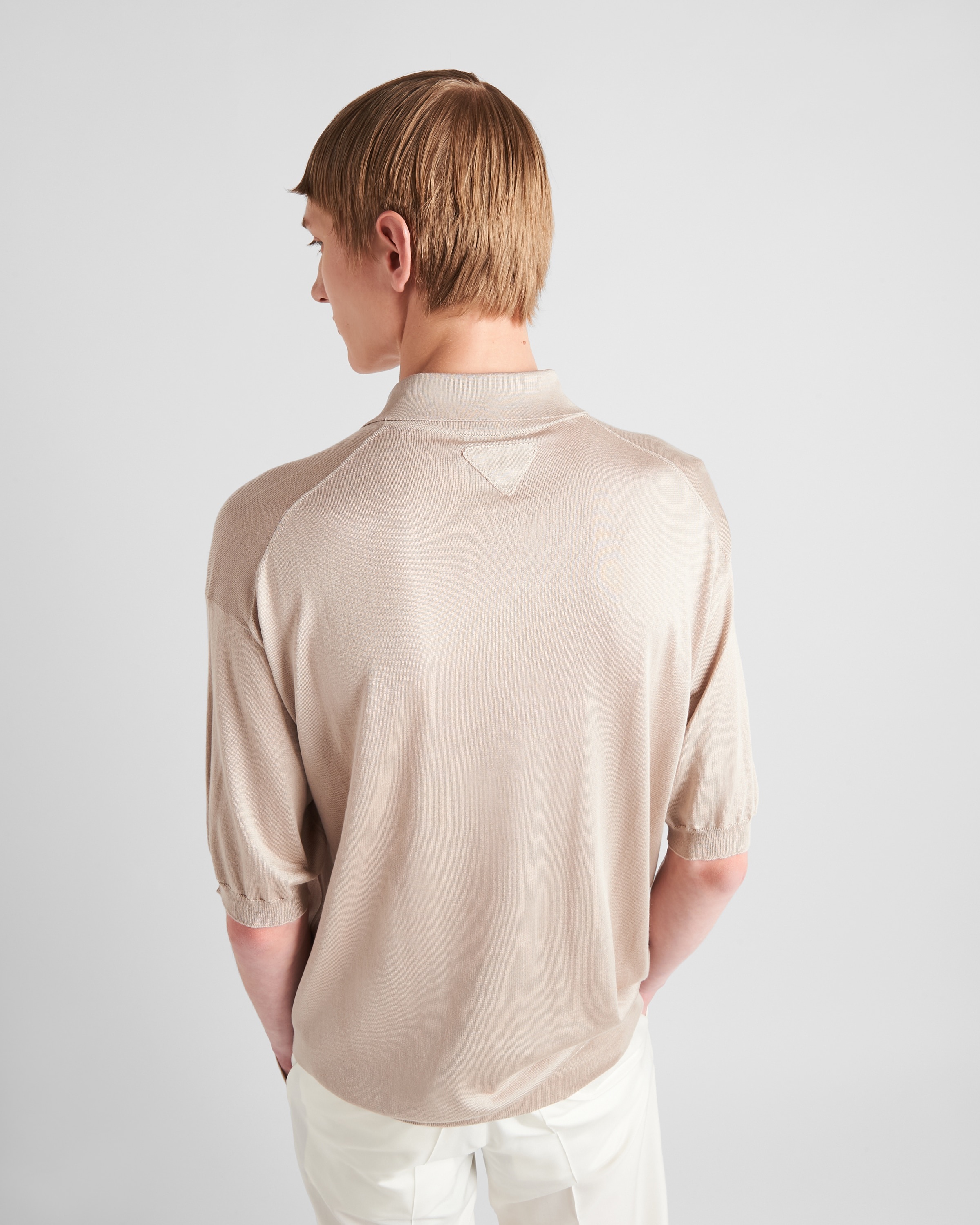 Silk polo shirt - 5