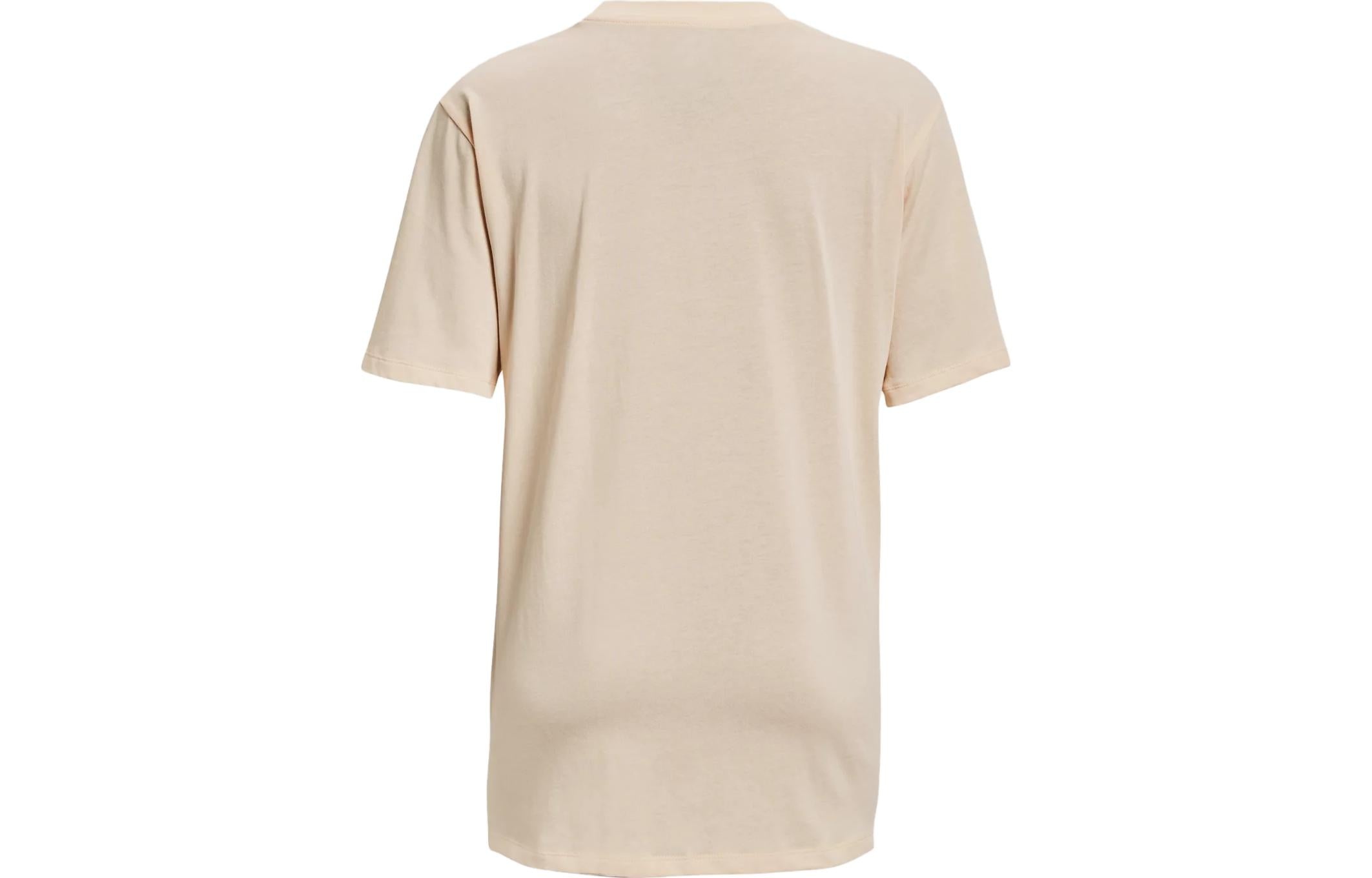 (WMNS) Under Armour Project Rock Heavyweight Campus T-Shirt 'Peach Puff' 1377449-804 - 2