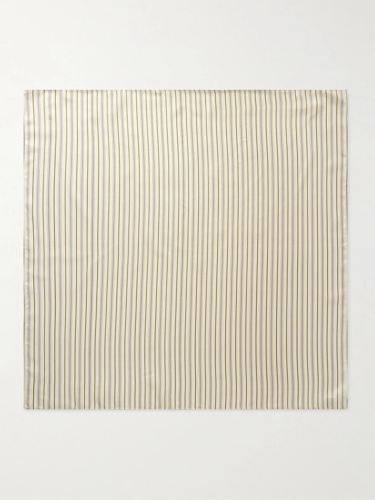 Signature Striped Silk-twill Scarf - 1