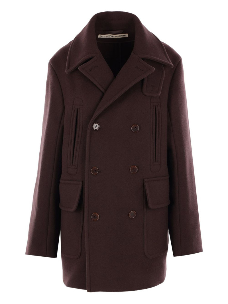double-breasted pocket coat 1