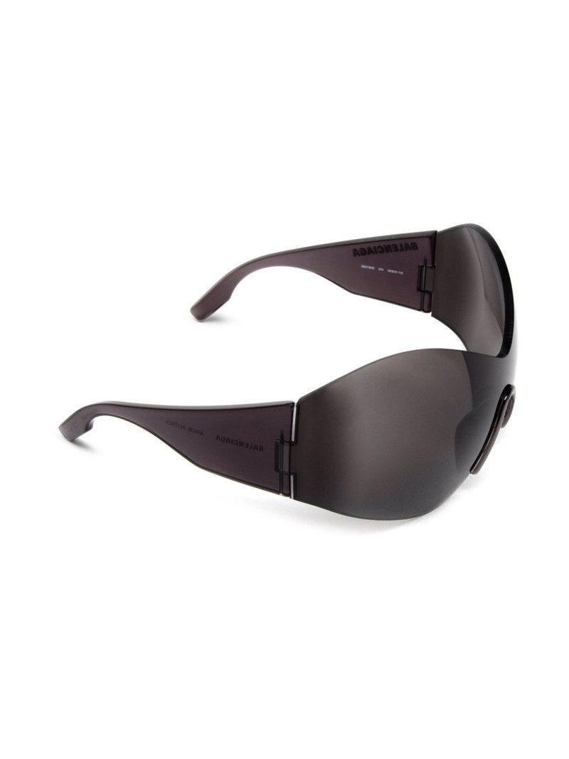 BALENCIAGA Ski Cat oversized-frame sunglasses outlook