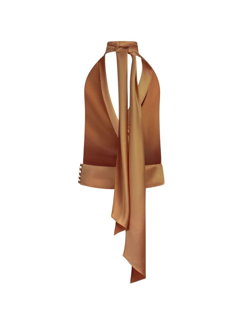 THE ANDAMANE draped top outlook