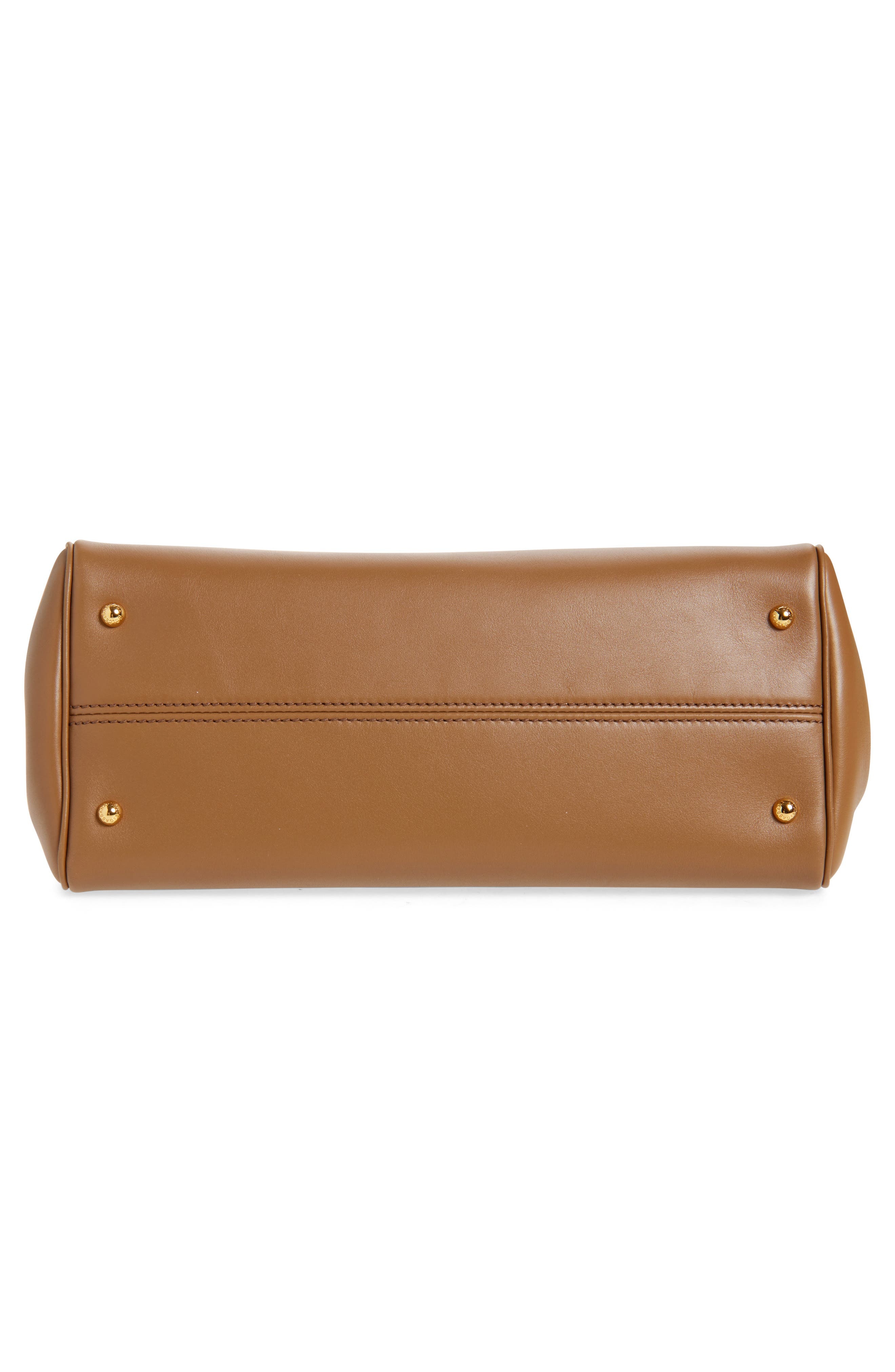 Dolce&Gabbana My Sicily East/West Plongé Leather Top Handle Bag in 8Z093 Caramello at Nordstrom - 7