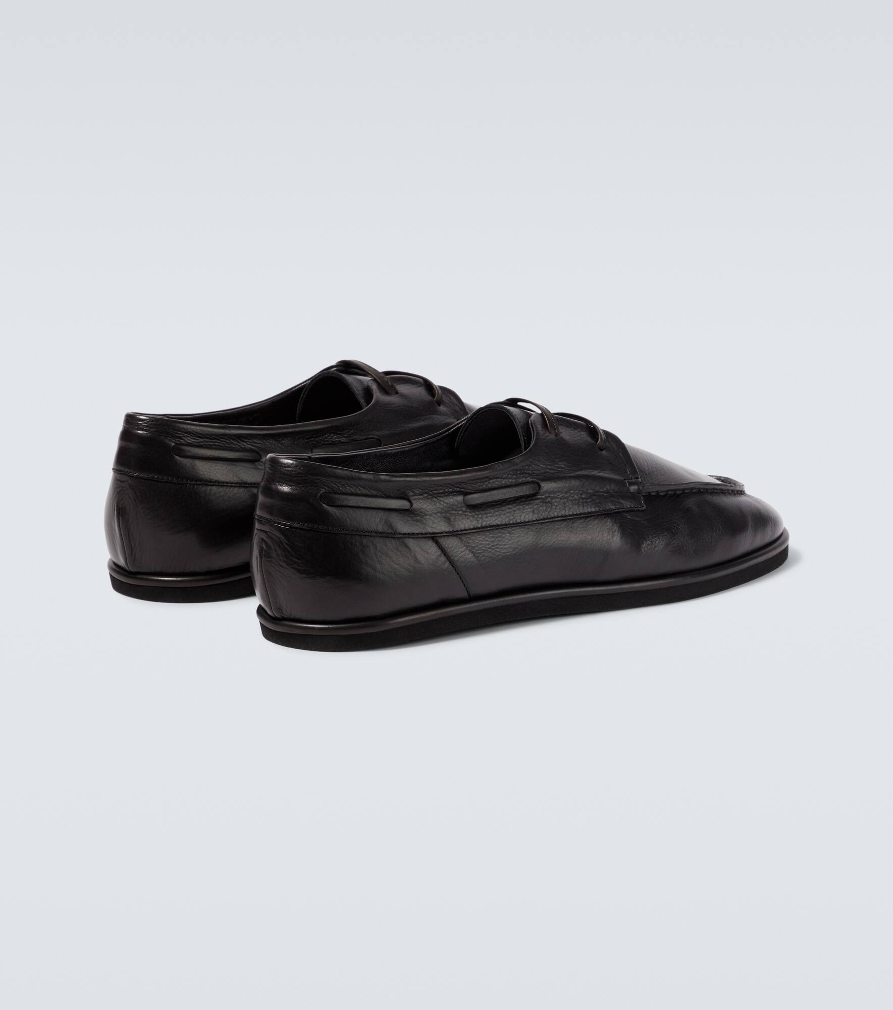 Leather Derby shoes - 3