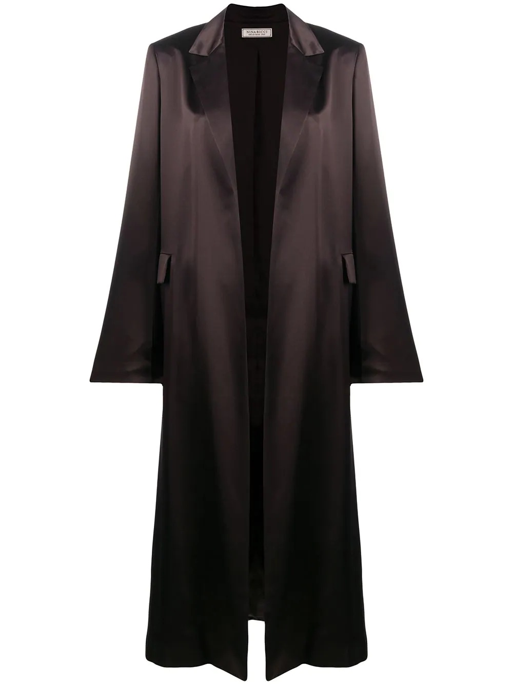 silk duster coat - 1