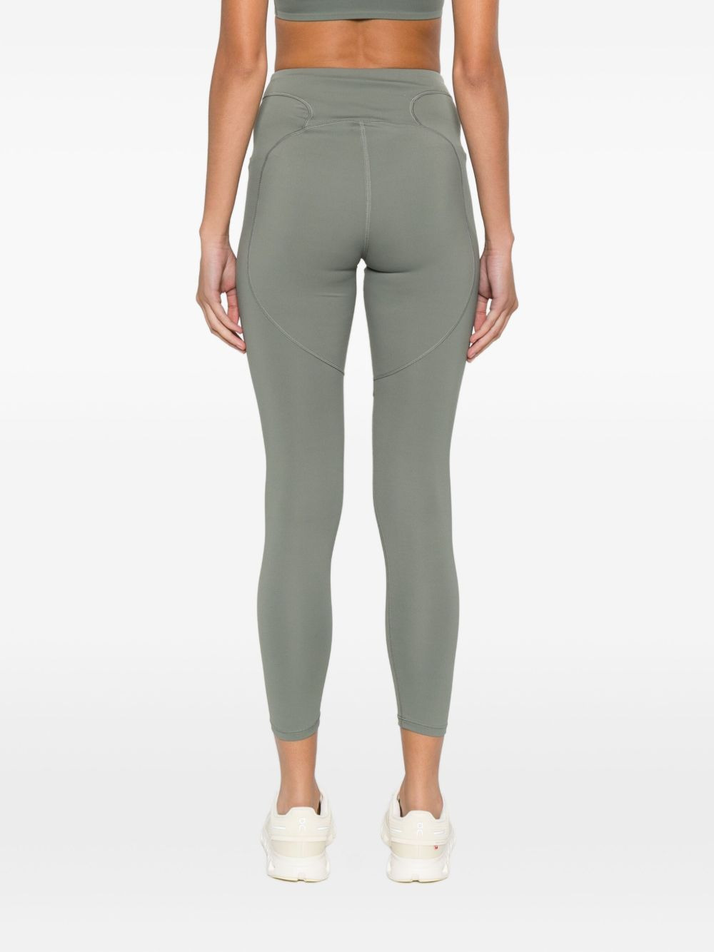 circular-panelled leggings - 4