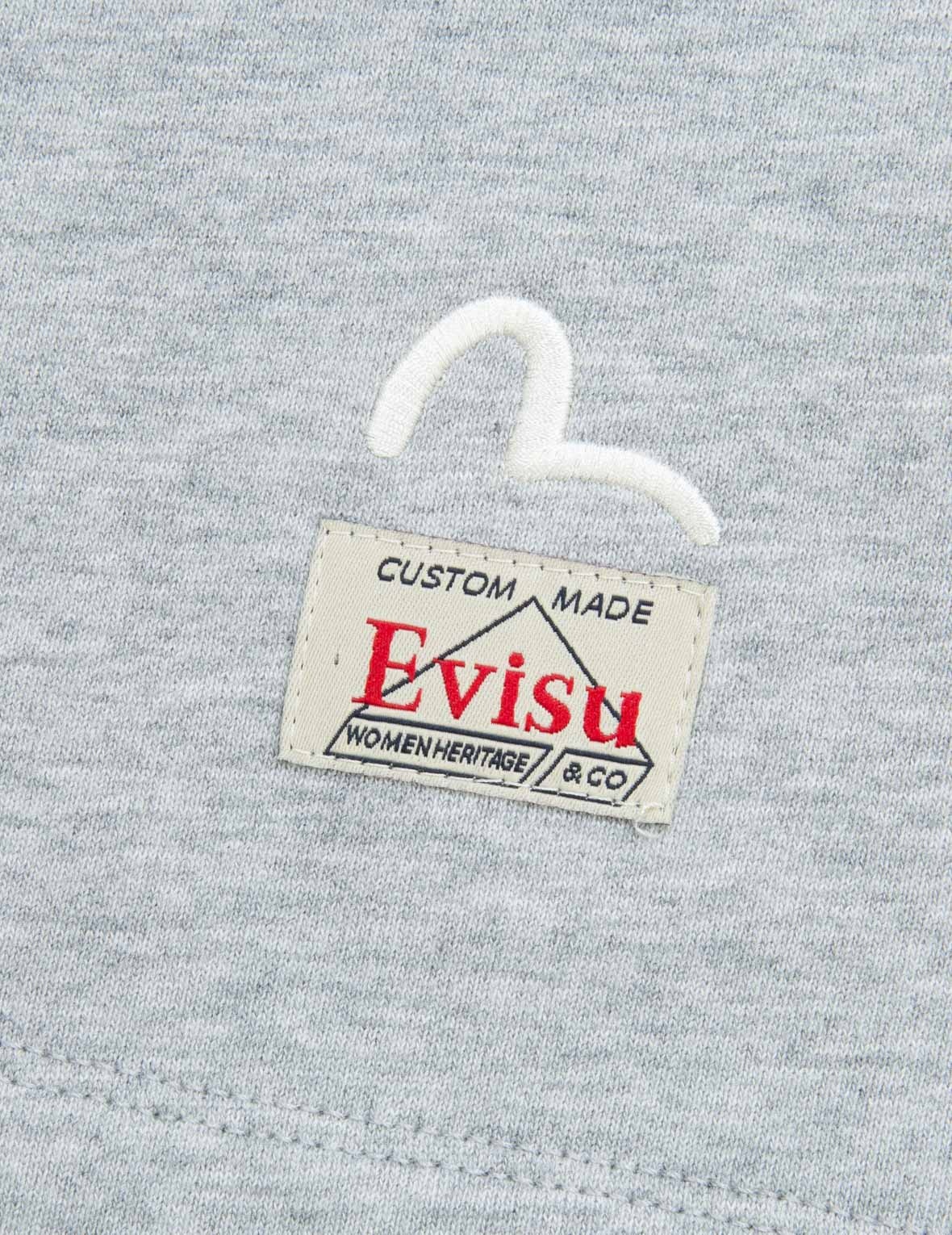 Seagull and Logo Embroidery Cropped Sweatshirt - 11