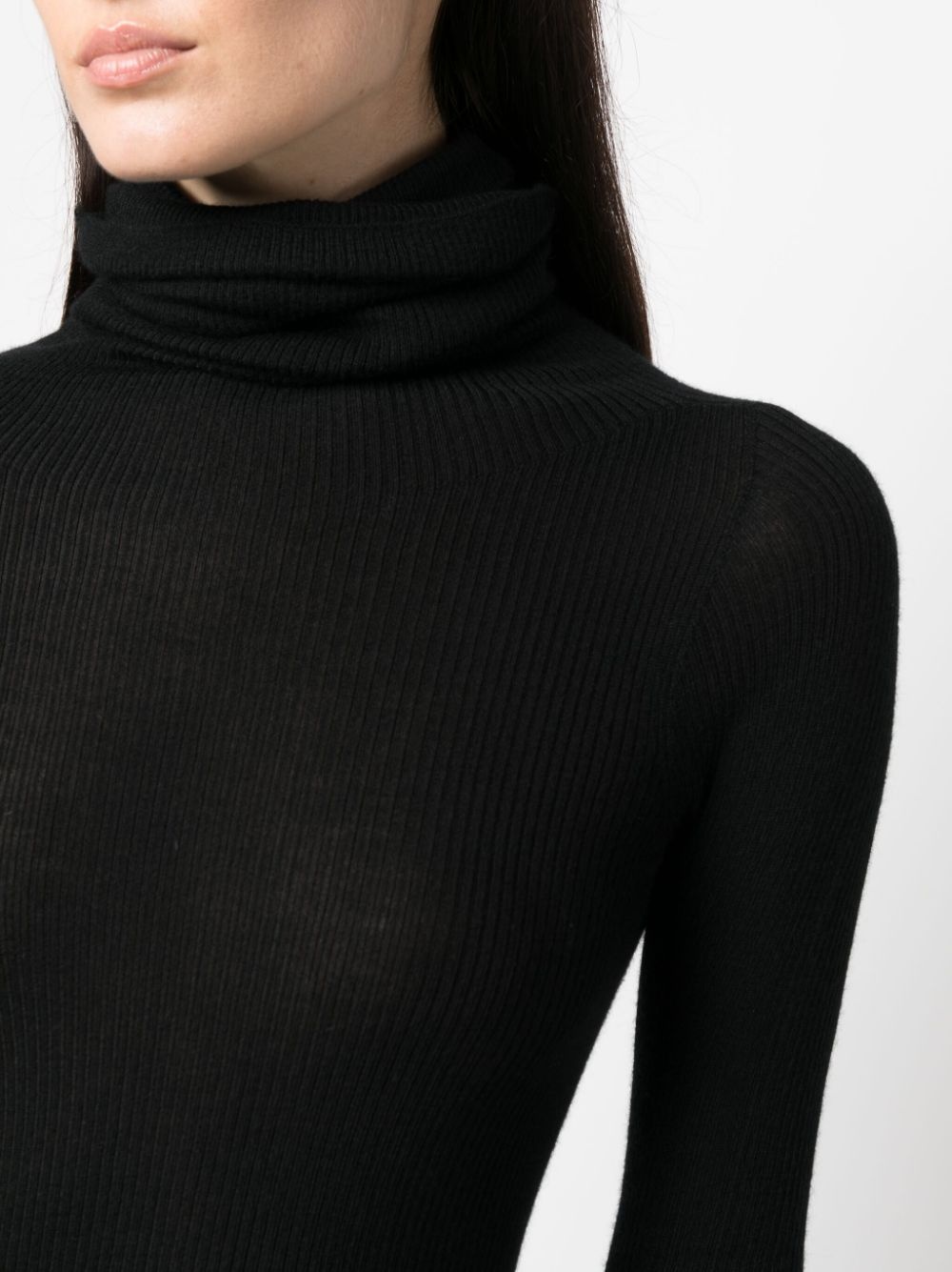 ribbed-knit cashmere jumper - 5