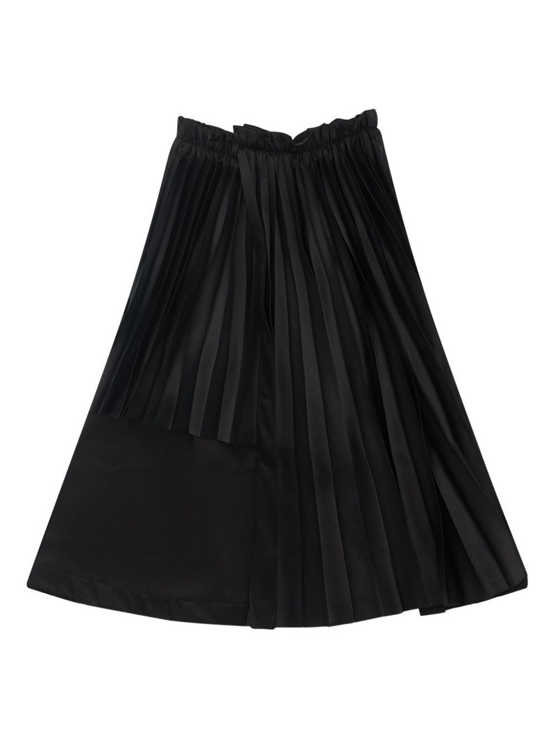 Noir Kei Ninomiya pleated midi skirt outlook