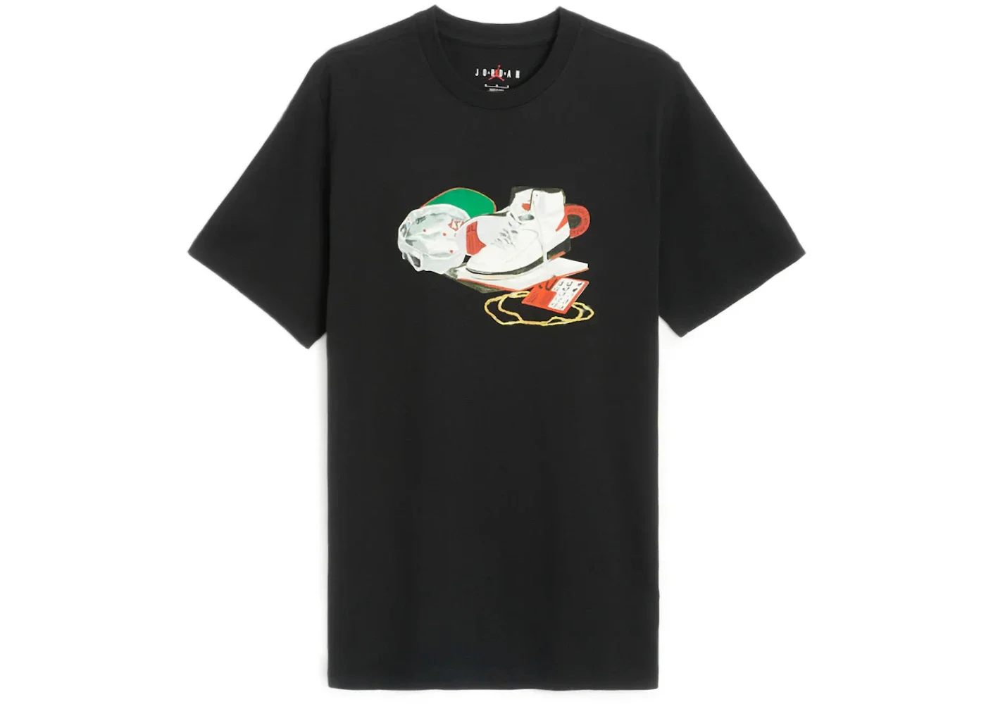Nike Jordan Flight Artist Series by Jacob Rochester Tee Black/White - 1